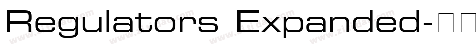 Regulators Expanded字体转换